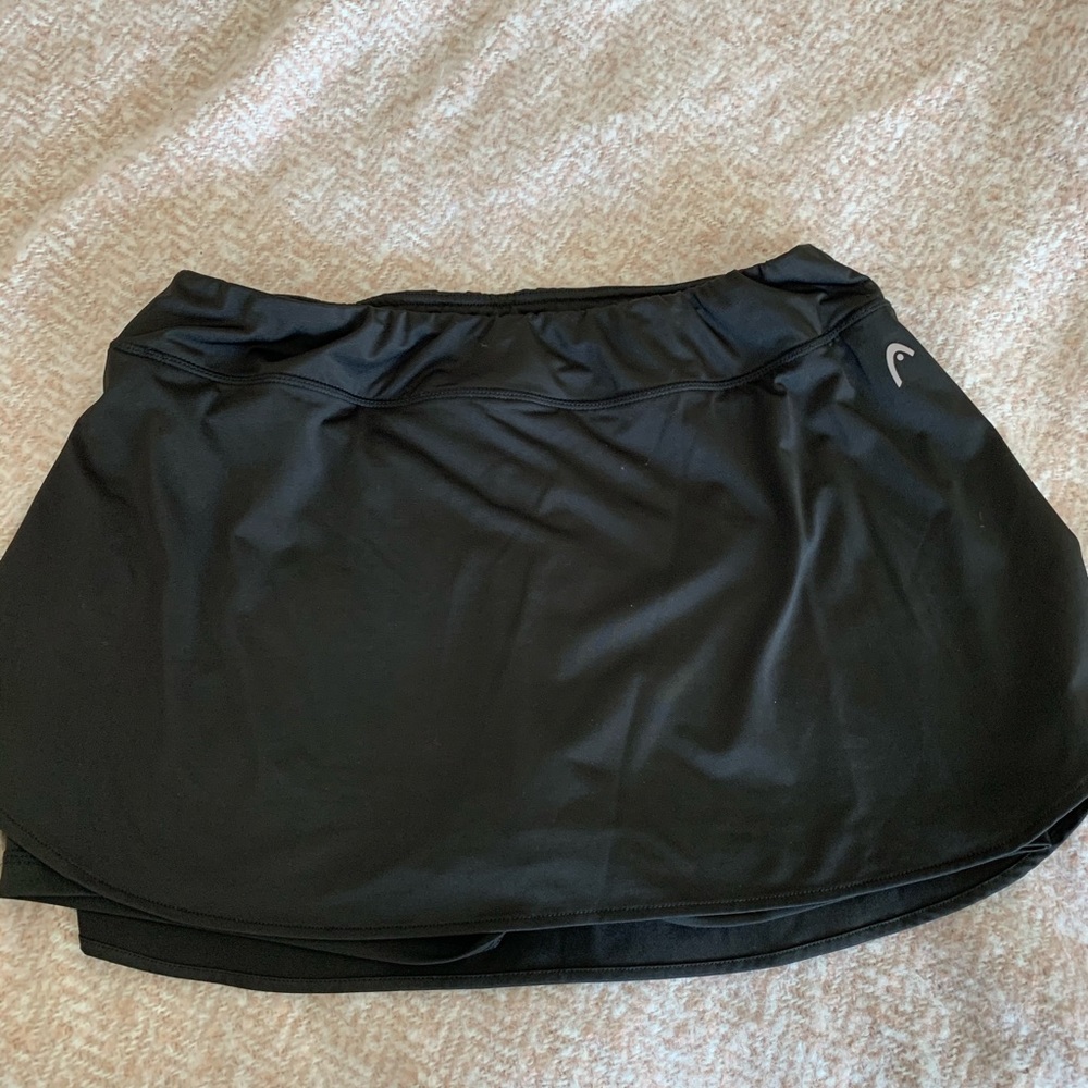 Black tennis skirt